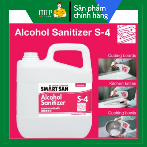 Cồn Smart San Food Grade Alcohol Sanitizer S-4,